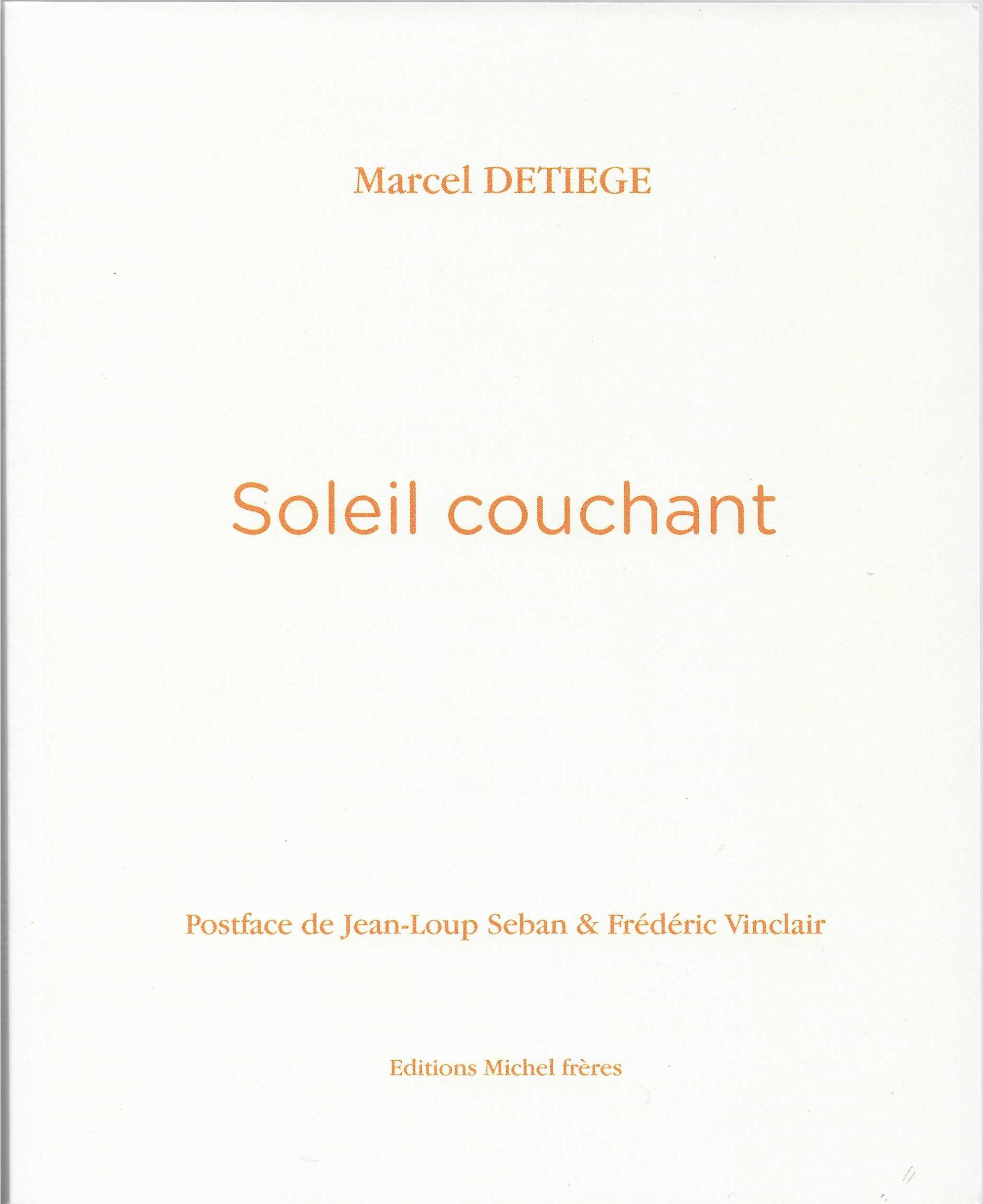 MARCEL DETIÈGE - Soleil couchant