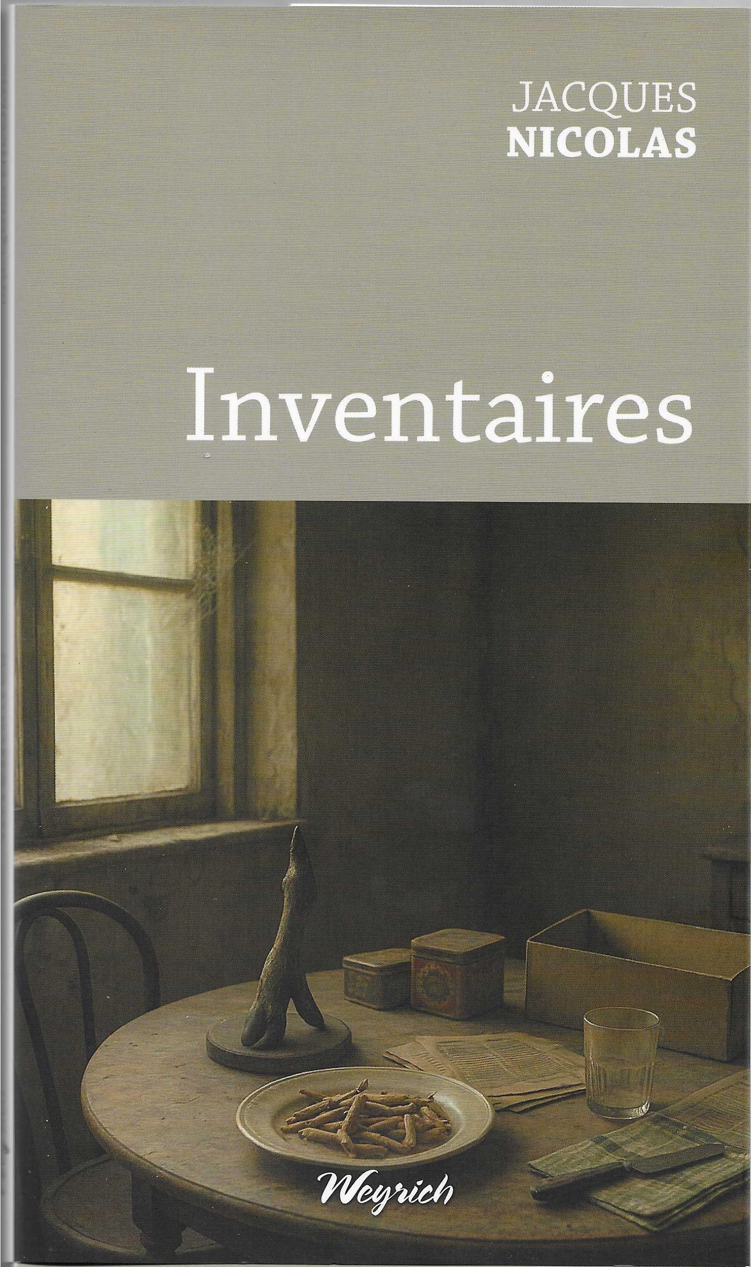 JACQUES NICOLAS - Inventaires