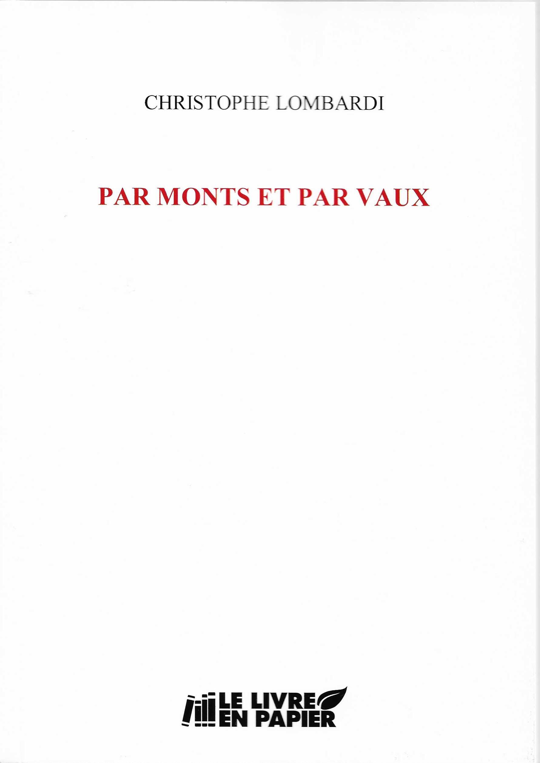 CHRISTOPHE LOMBARDI - Par monts et par vaux